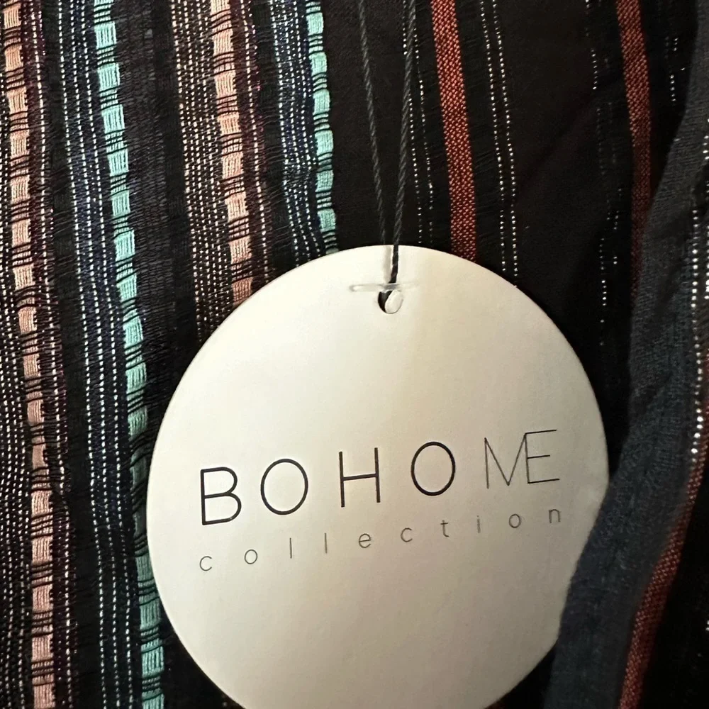 BOHOME BOHO me Collection Ruana Folk L/XL NWT boho me cover up‎ beach pool
